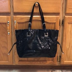 Calvin Klein Snakeskin Python Metallic Print Black